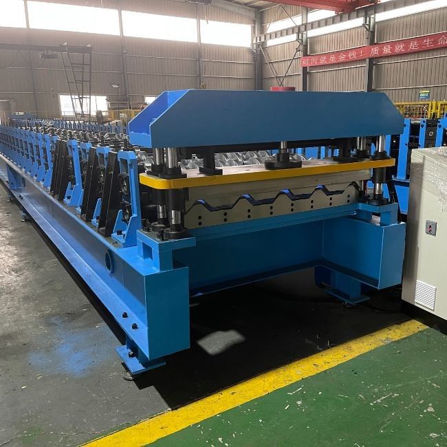 Automatic Ag Panel / R Panel / PBR Roll Former Machines Cr12 Roller ...